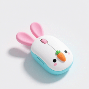 Bunny Carrot Kids Wireless Mouse