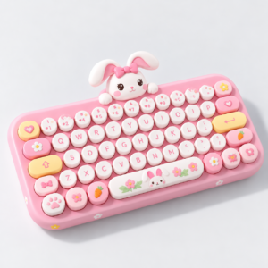 Bunny Blossom Kids Wireless Keyboard